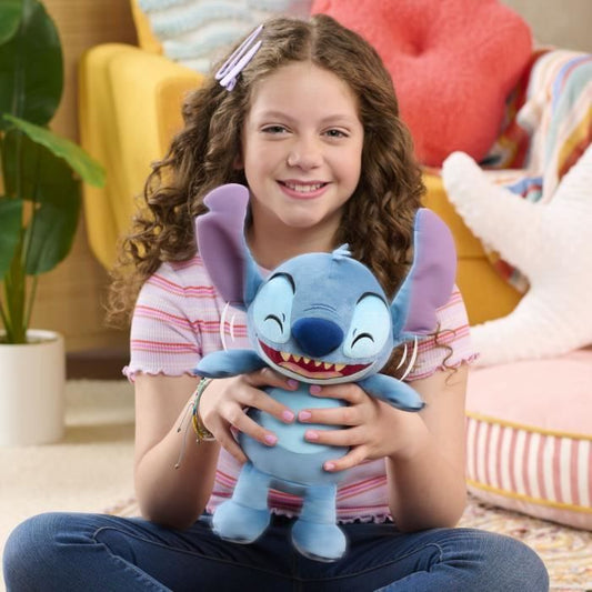 Interactive plush - LICENSE /STITCH - Stitch Laughs and Trembles Plush - 25 cm, laughs and trembles when shaken