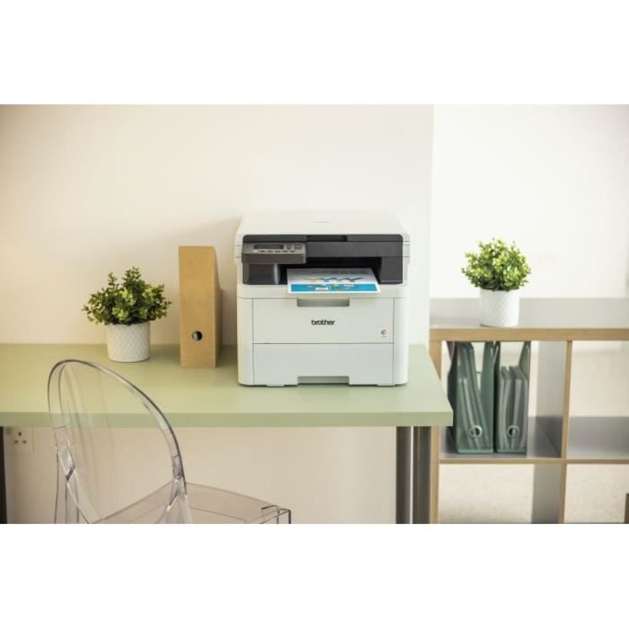 3-in-1 color LED multifunction printer - BROTHER - DCPL-3520CDWE - Wifi