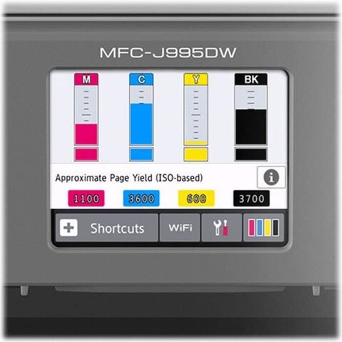 Multifunction Printer - BROTHER - MFC-J5955DW - Inkjet - A3 - Color - Wi-Fi - MFCJ5955DWRE1