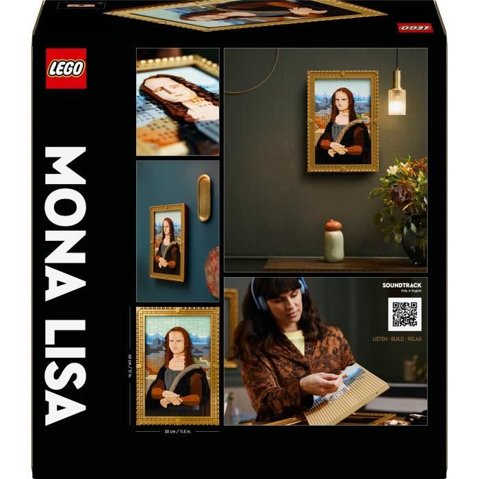LEGO Art 31213 Mona Lisa - Leonardo da Vinci Painting Building Set - Decoration