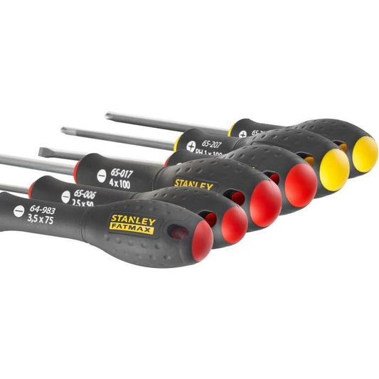7 Piece Screwdriver Set - STANLEY FATMAX - FMHT0-62627 - Electrician + Mechanic + Phillips