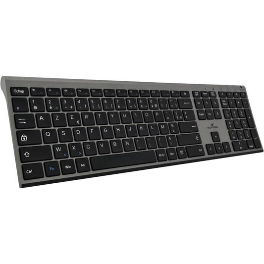 Keyboard + mouse - BLUESTORK - wireless - Grapheme - Black - PACK-WL-PC-BK / FR