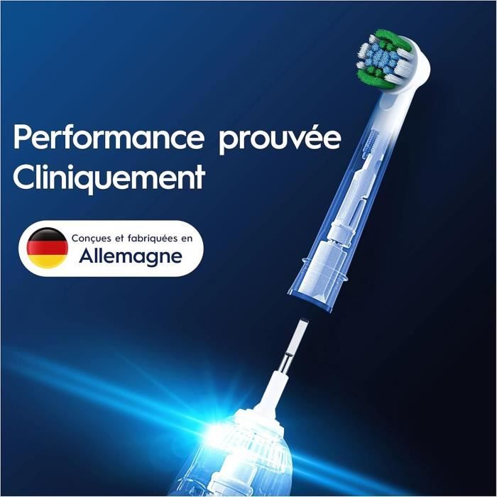 Oral-B Pro Precision Clean Toothbrush Heads, Pack of 4 Units