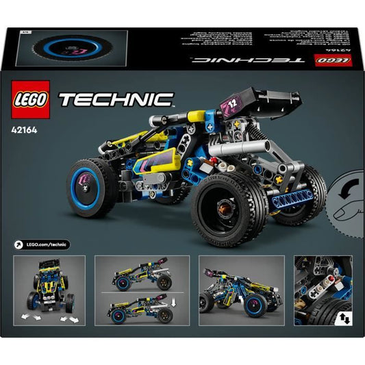 LEGO 42164 Technic Off-Road Racing Buggy, Rally Vehicle, Racing Car Building Toy