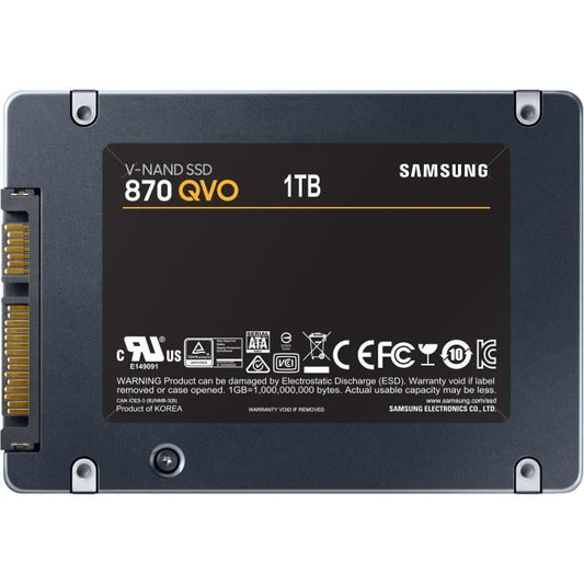 SAMSUNG - Internal SSD - 870 QVO - 1TB - 2.5 (MZ-77Q1T0BW)