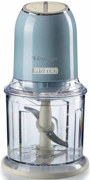 Ariete Tritatutto verticale 0438 Vintage 2 velocità 600ml 400W Celeste
