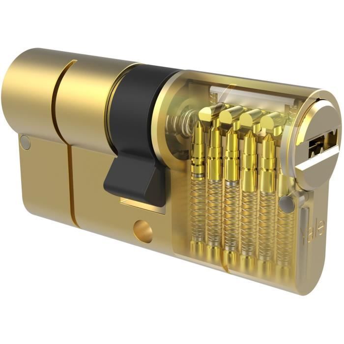 YALE Releasable Lock Cylinder - For Exterior / Entrance Door - 10 Pins - 5 Keys - 30 x 40 mm