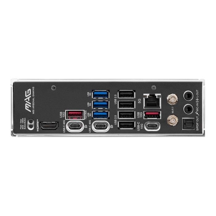 Motherboard - MSI - MAG X870 TOMAHAWK WIFI - Wi-Fi 7, 5G LAN, USB 40 Gb/s, PCIe 5.0, AMD Ryzen 9000