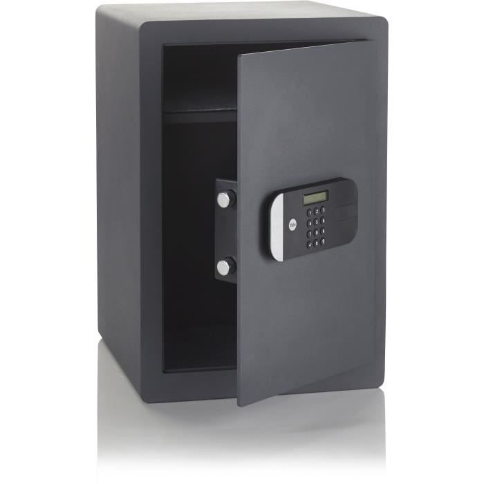YALE High security safe with electronic lock (SKG certified), professional size H.52 x W.35 x D.36 cm (49.8 L)