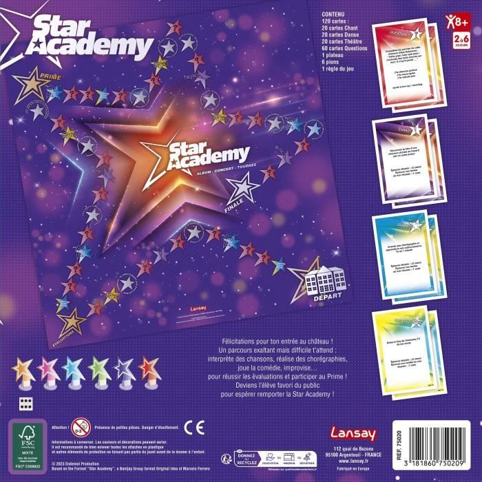 STAR ACADEMY - THE GAME - Board game