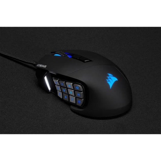 CORSAIR SCIMITAR RGB ELITE Gaming Mouse - 18,000 DPI - Black (CH-9304211-EU)