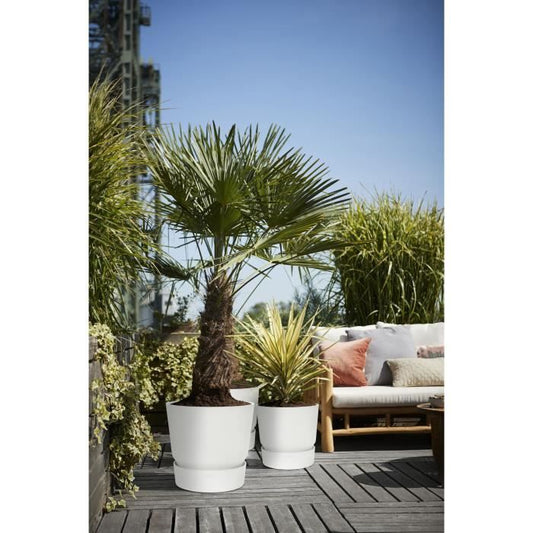 ELHO Greenville 47 round flowerpot - Outdoor - Ø 47 x H 44.1 cm - White