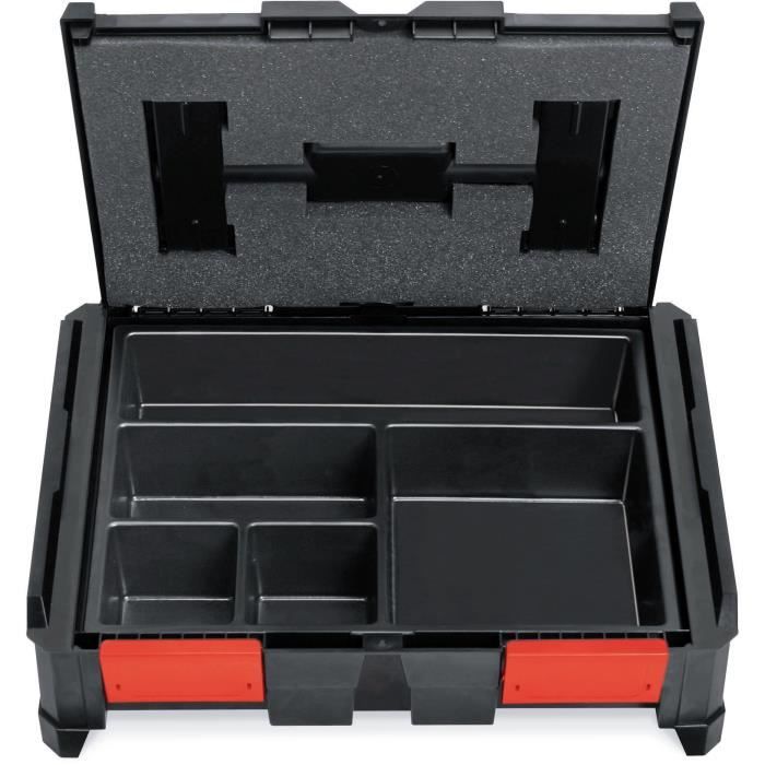 Compartmentalized insert - TOOD - 5 fixed compartments - For professional box - Nestable - 40x30x7 cm