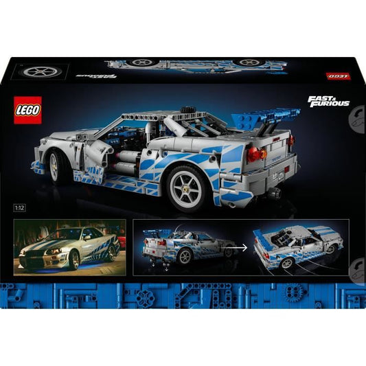 LEGO Technic 42210 Nissan Skyline GT-R (R34) 2 Fast 2 Furious Car - Adult Set