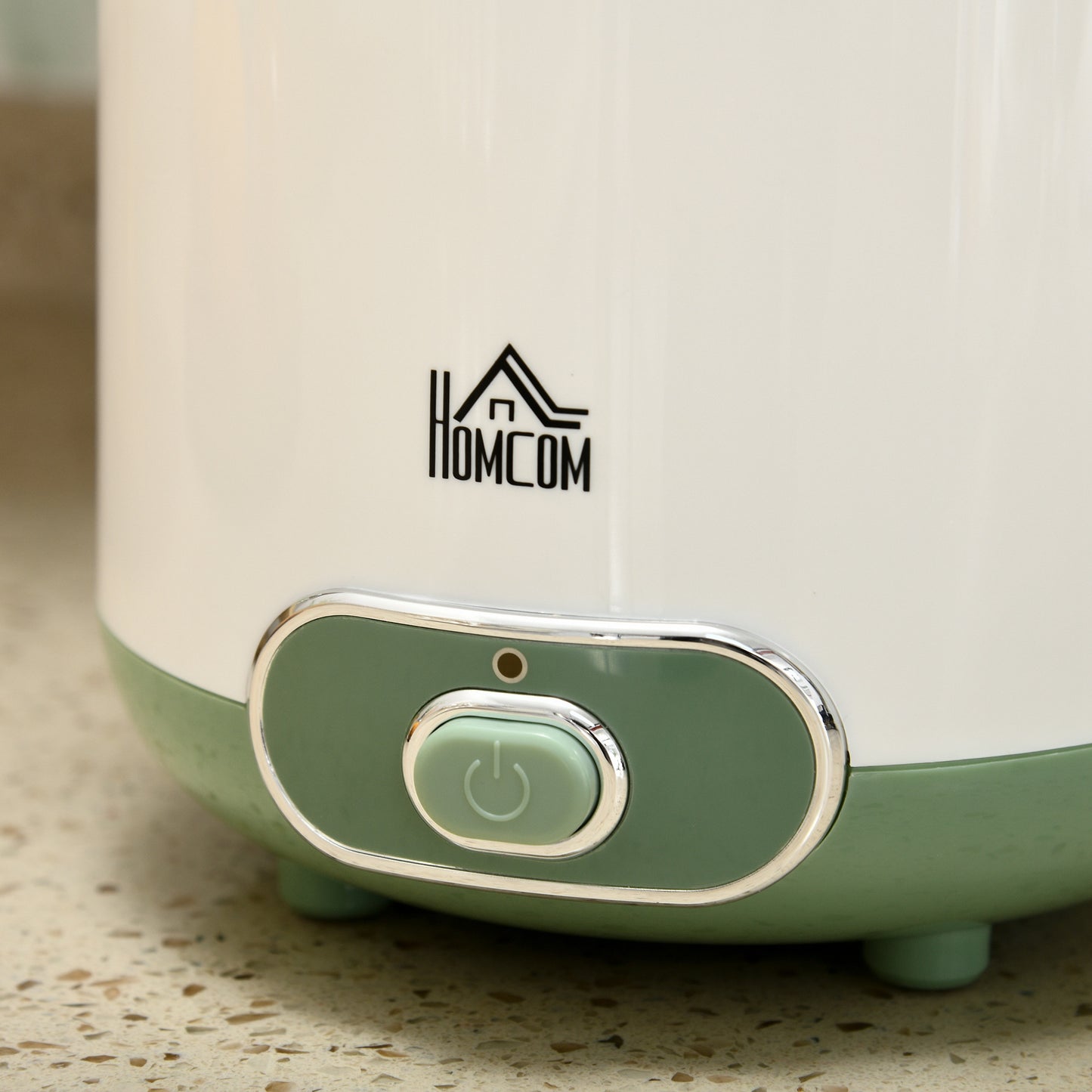 HOMCOM Joghurtbereiter, 1,5 L Joghurtmaschine mit 2 Gläsern, Sieb, Deckel, 20 W Joghurt-Maker für griechischen Joghurt, für 3–5 Personen, 19,5x17,5x21,4 cm, Weiß