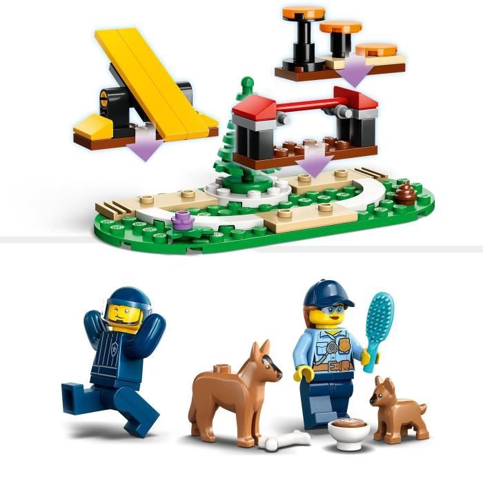Lego City Police 60369 Police dog dressage, car toy with trailer