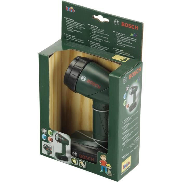 Bosch Electronic Flashlight - KLEIN - 8448 - 2 operating modes and 4 filters - 3 years warranty