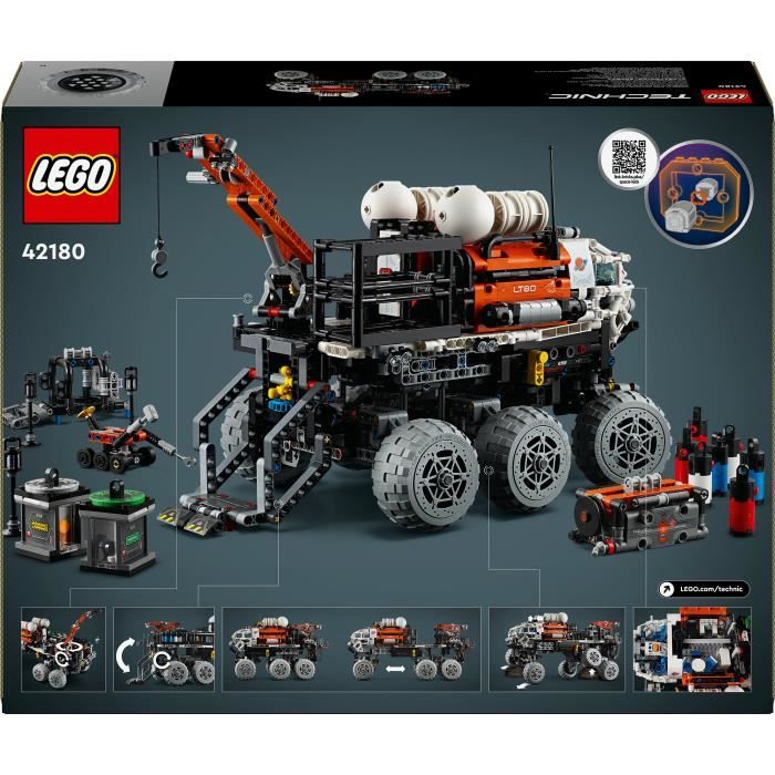 LEGO Technic 42180 Mars Manned Exploration Rover, Space Themed Toy