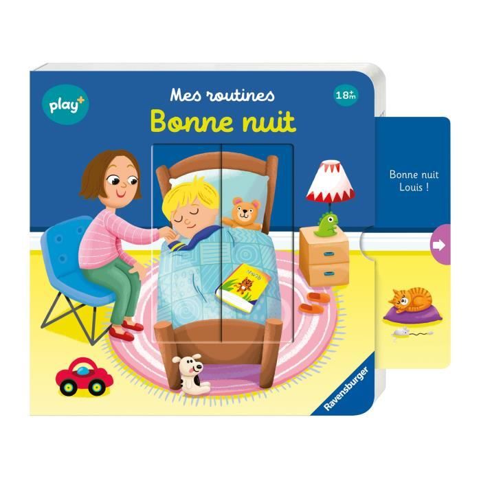 Ravensburger play+, My routines - Good night, Book, Early years, baby