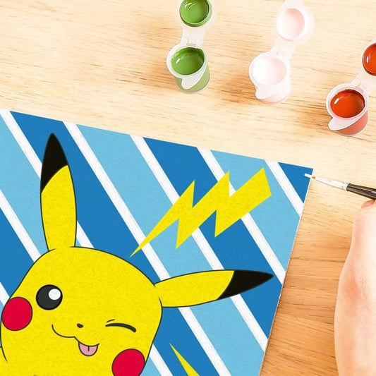 CreArt Kids 18x24cm Pikachu Lightning Bolt, Paint by Numbers Kit, Ages 7+, 25905, Ravensburger