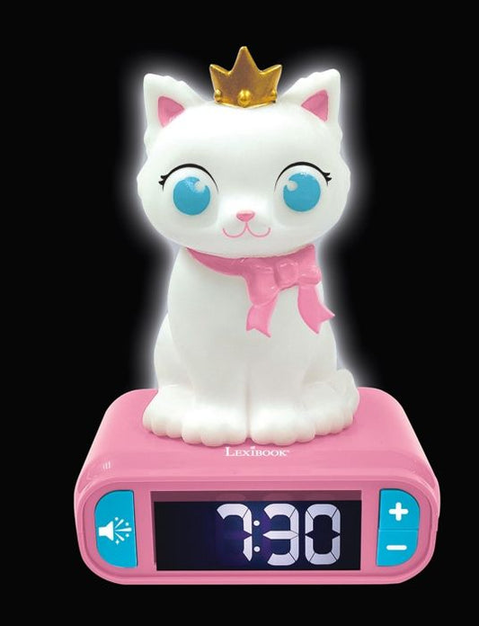 3D Cat Night Light Alarm Clock and sound effects