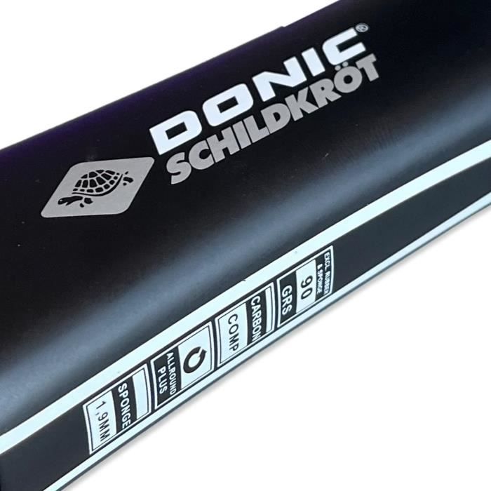 Table tennis racket - SCHILDKRÖT - Top quality - Thickness 1.9 mm - CARBOTEC 900