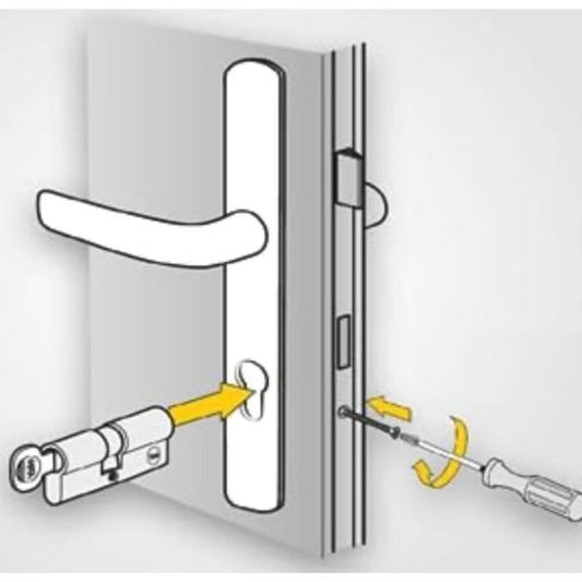 YALE Series 2100 high security cylinder - 40x50 mm disengageable - 10 pins - 5 reversible keys