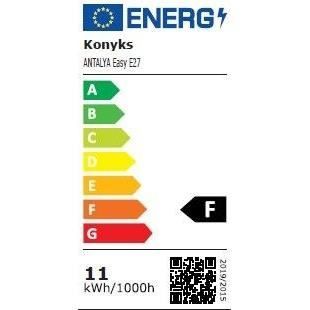 2 LED bulbs - KONYKS - Antalya Easy E27 Dual Pack - Wifi + Bt - 11 W - Colors + White - Alexa / Google Home compatible