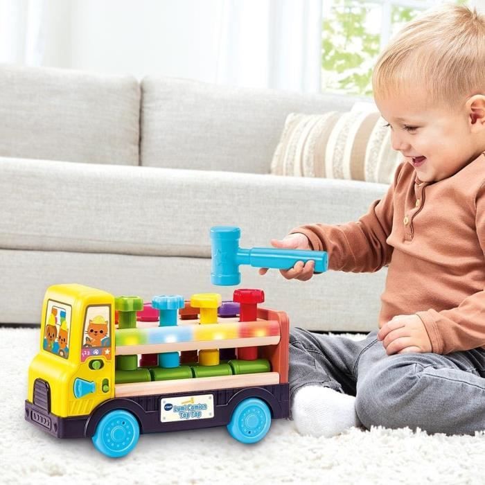 VTECH LUMI TRUCK TAP TAP (TOY WITH FSC CERTIFIED WOODEN PART)
