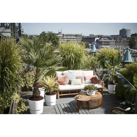 ELHO Greenville 40 round flowerpot - Outdoor - Ø 39 x H 36.8 cm - White