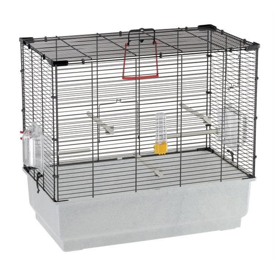 Canary cage - FERPLAST - PIANO 4 - 59 x 33 x 55 cm - Black