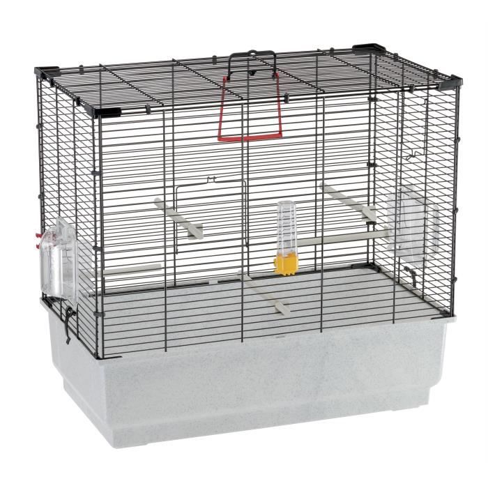 Canary cage - FERPLAST - PIANO 4 - 59 x 33 x 55 cm - Black