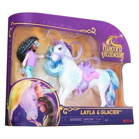 SPIN MASTER UNICORN AND GLACIER AND LAYLA DOLL SET Unicorn Academy