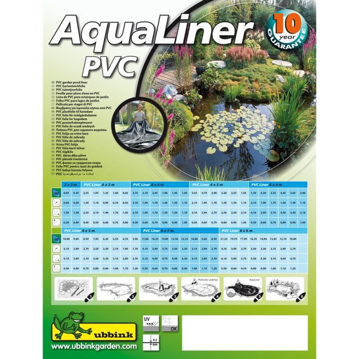 Pool cover thickness 0.5mm - 7 x 6 m