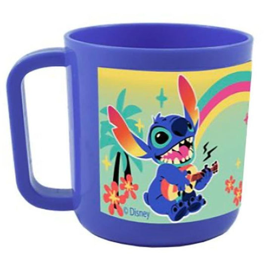 Tableware set - FUN HOUSE - LILO AND STITCH Glass, plate Ø22 cm and Ø16 cm, cutlery, water bottle and snack box