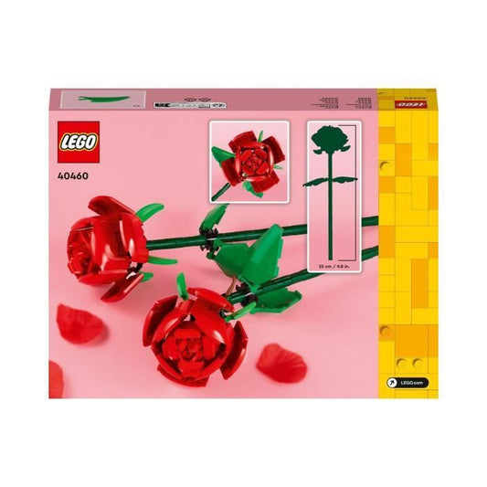 LEGO 40460 Creator Roses, Artificial Flower Set for Girls and Boys Ages 8, Home Decoration