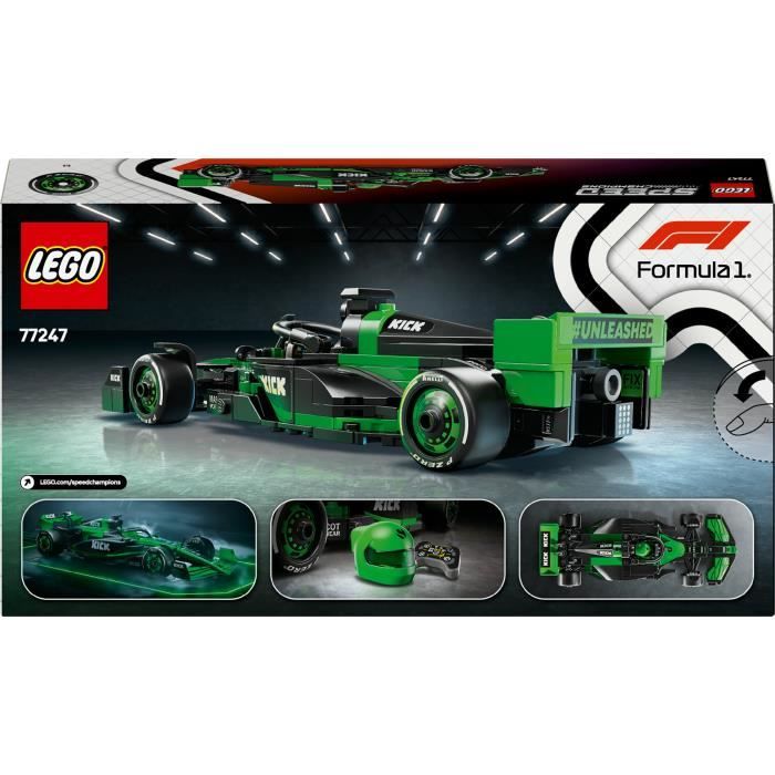 LEGO Speed Champions 77247 F1 KICK Sauber Team C44 Car 10th Anniversary Building Set