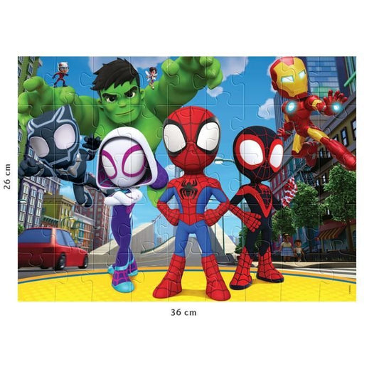 Spidey and friends puzzle 45 pieces - Cartoons and comics - NATHAN - From 5 years old