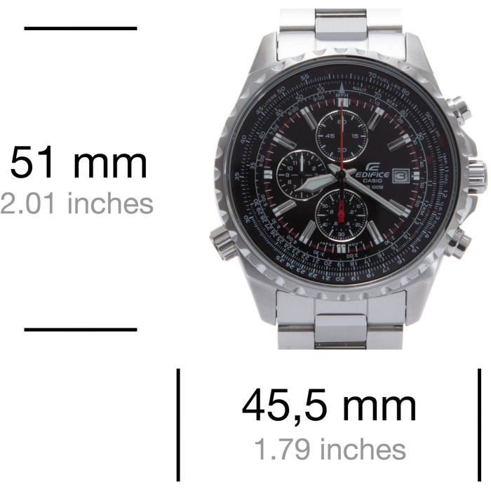 CASIO - Stainless steel watch - EDIFICE - Gray