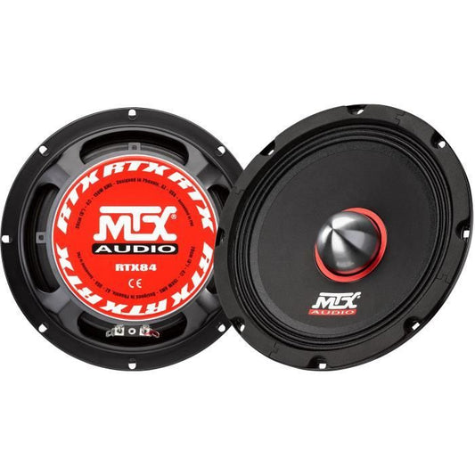 MTX AUDIO - Car speaker - MTX bass-midrange - RTX84 - Ø20cm - 51mm coil - 150W RMS - 600W - Peak 4O 97.7dB/2V/1m sold individually