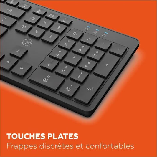 Wireless keyboard - MOBILITY LAB - Premium - AZERTY - Black
