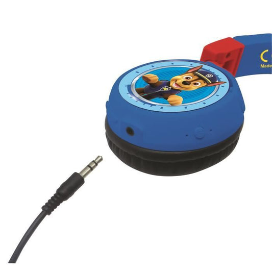 PAT 'PATROUILLE Comfortable foldable 2-in-1 bluetooth and wired headphones for children with sound limitation - LEXIBOOK