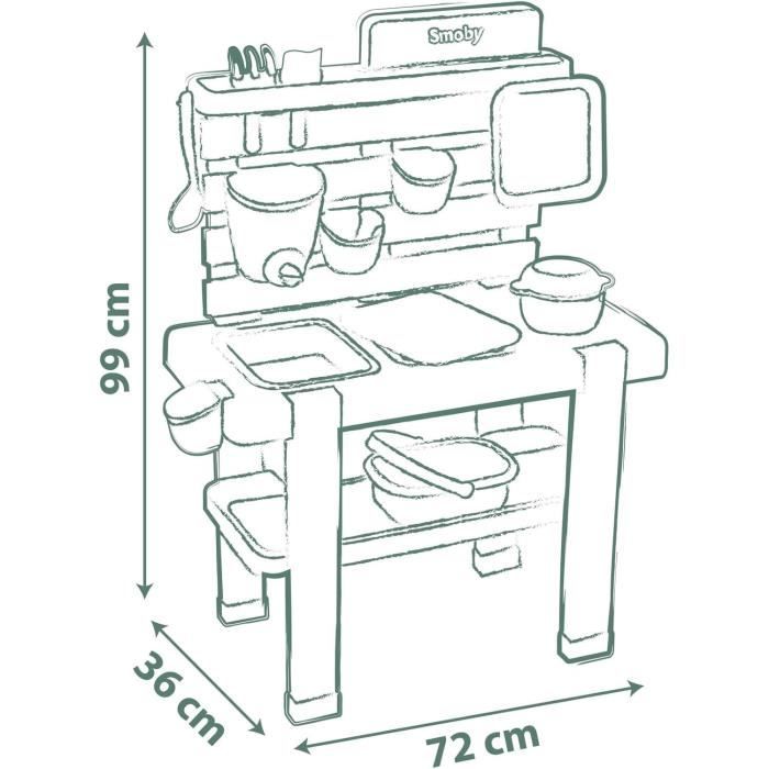 SMOBY Life - Mud Kitchen - Home theme kitchen