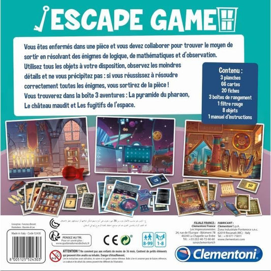 CLEMENTONI - Escape Game - Board game