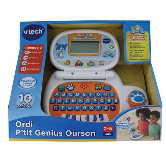 VTECH - Ordi P'tit Genius Blue Bear - Computer Educational Child