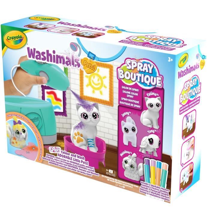 Coloring - CRAYOLA - Washimals Spray Boutique - Spray and color your animals! Ages 3 and up