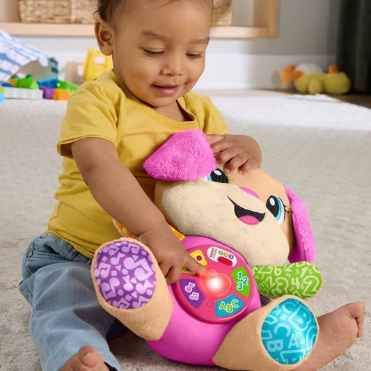Fisher-Price-Laugh and Learn-Sis Progressive Awakening-Musical Plush JFD31