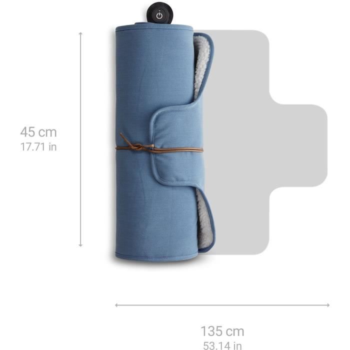 Wireless outdoor heating blanket - MEDISANA - OL 850 - 10 W - Blue