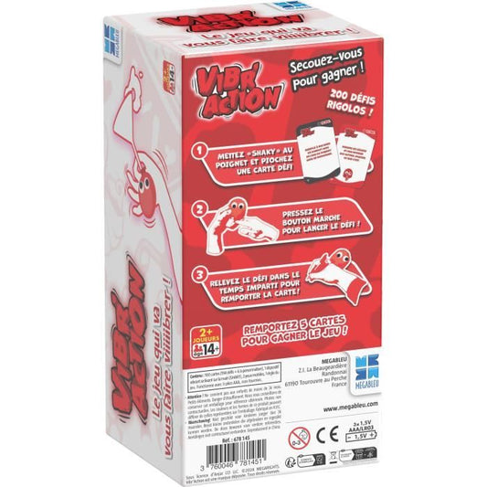 Board game - MEGABLEU - Vibr'Action - 200 vibrating challenges to take up with a bracelet