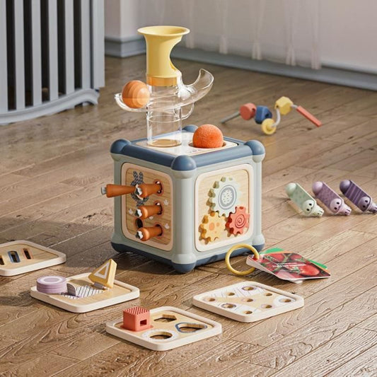 10-in-1 Motor Master - TOP BRIGHT - Multifunction Cube - Fine Motor Skills - Interchangeable Faces